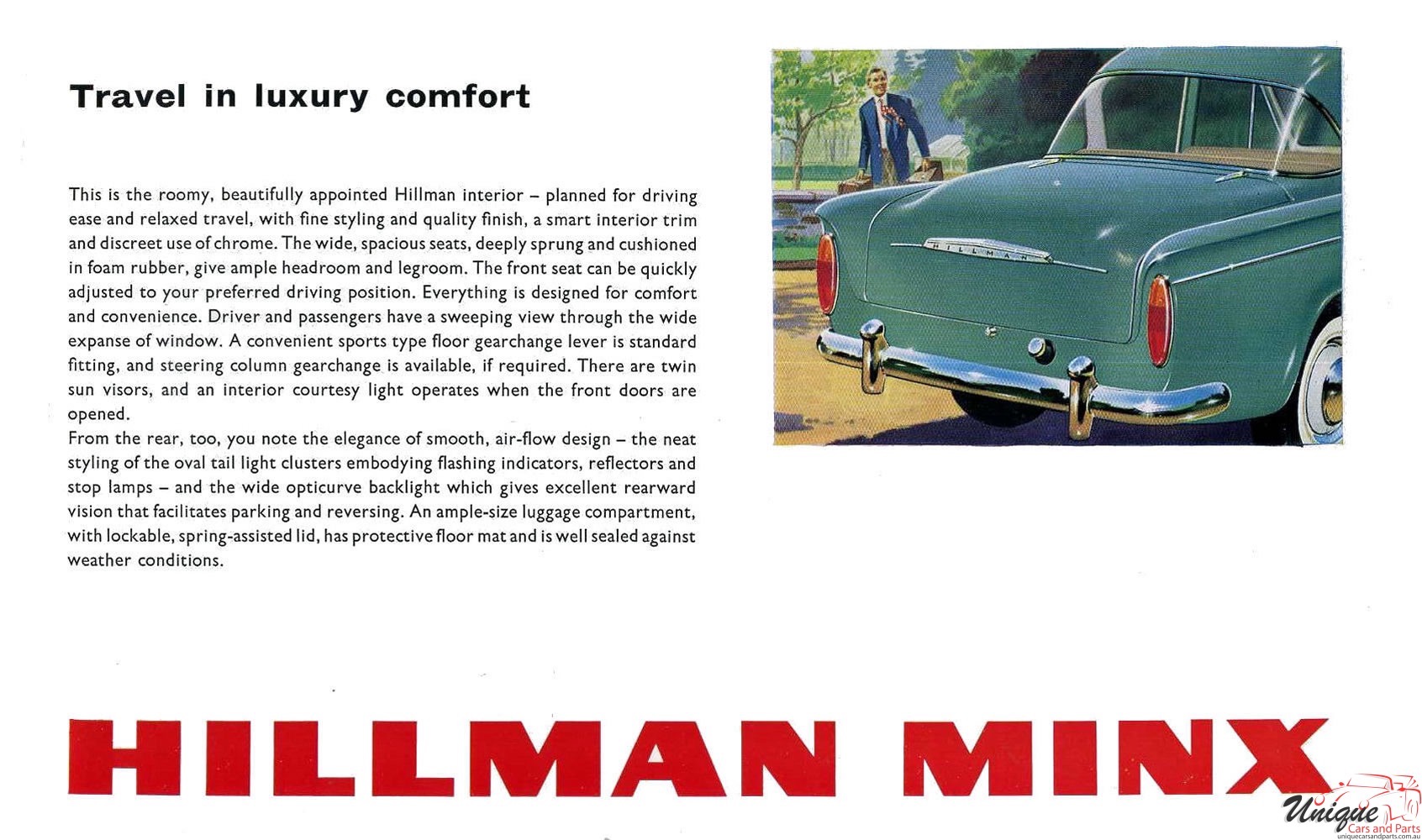 1961 Hillman Minx Brochure Page 7
